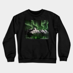 Green Northern Lights Crewneck Sweatshirt